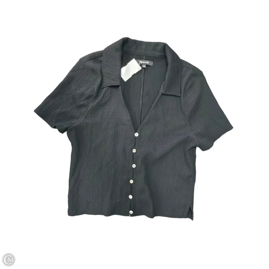 Top Short Sleeve By Madewell In Black, Size: M