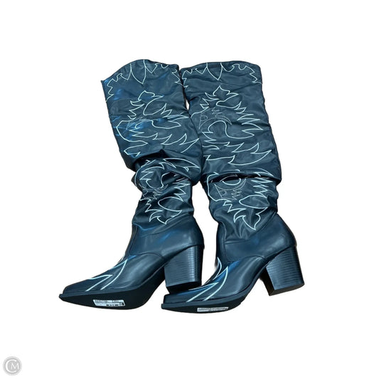 Boots Western By Clothes Mentor In Black, Size: 12