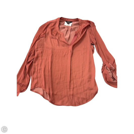 Top Long Sleeve By Simply Vera In Pink, Size: S