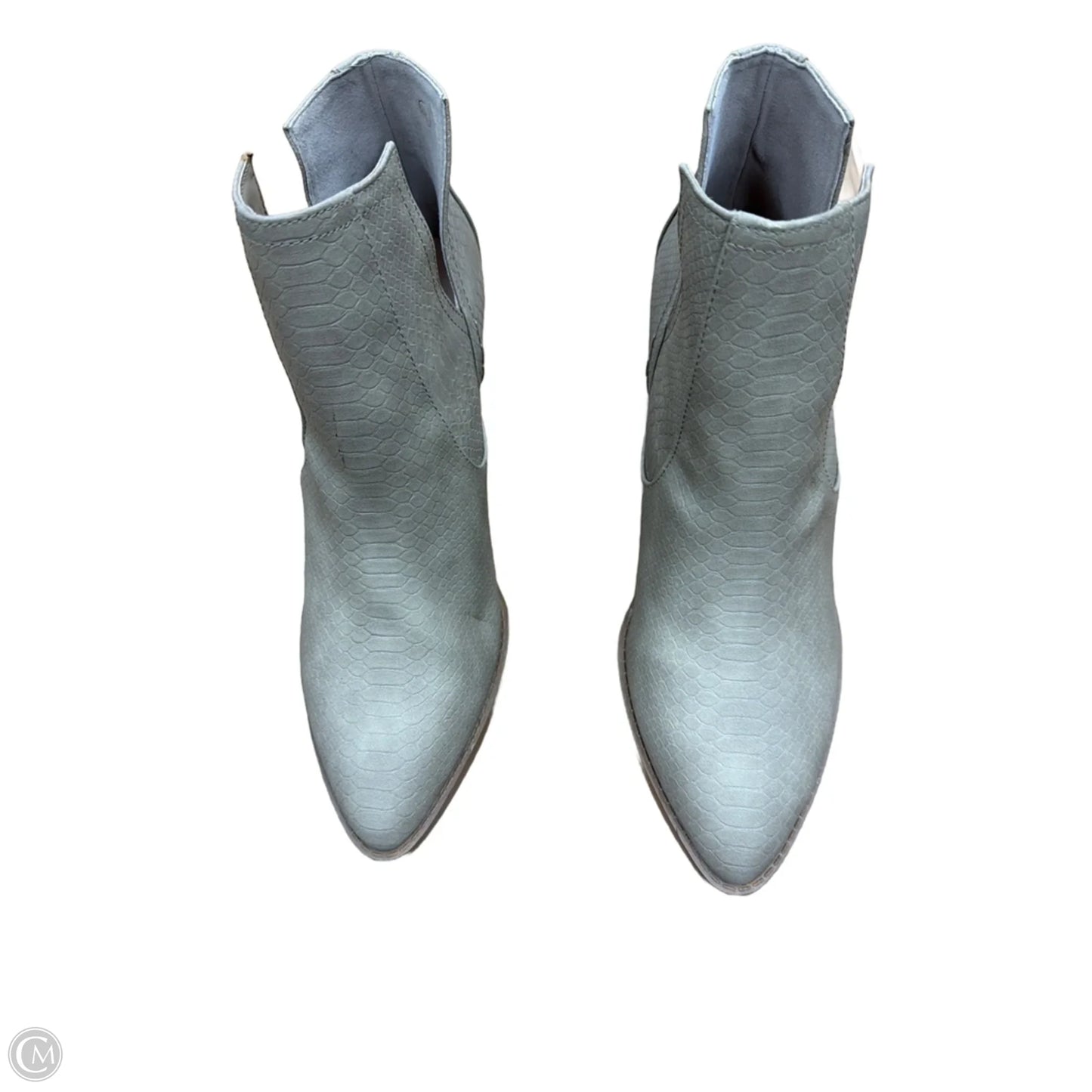 Boots Ankle Heels By Clothes Mentor In Brown, Size: 8.5