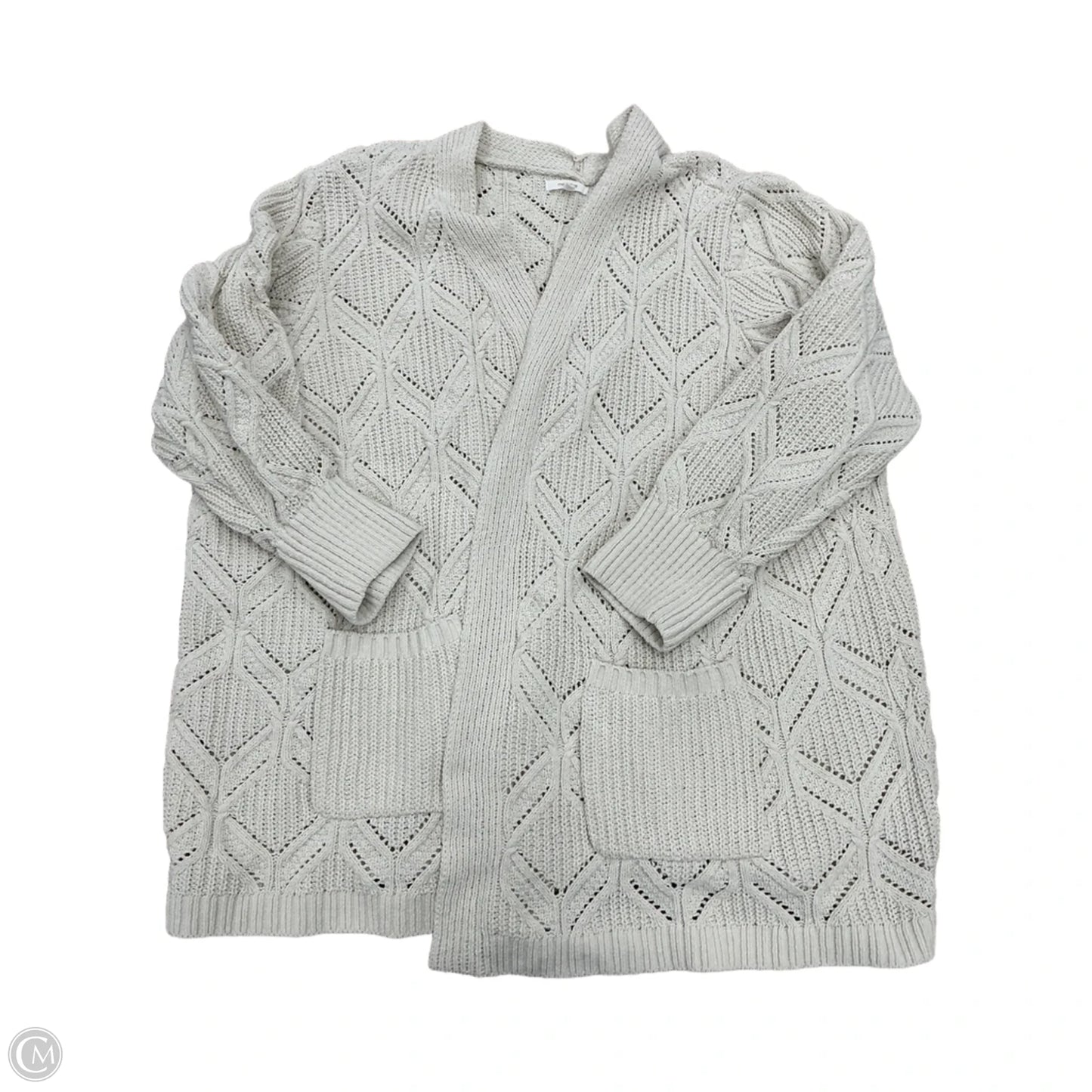 Sweater Cardigan By Shein In Brown, Size: Xl