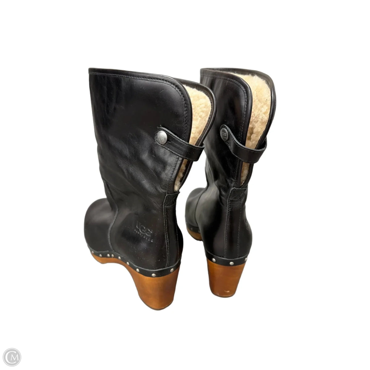 Boots Designer By Ugg In Black, Size: 9