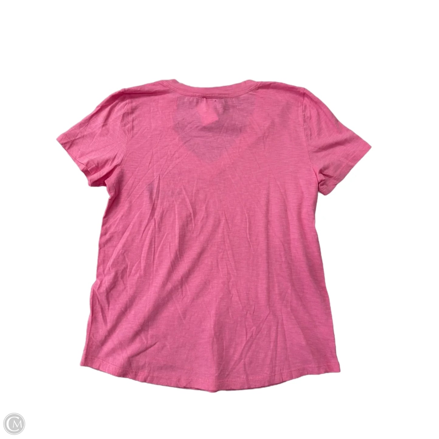 Top Short Sleeve By Loft In Pink, Size: S