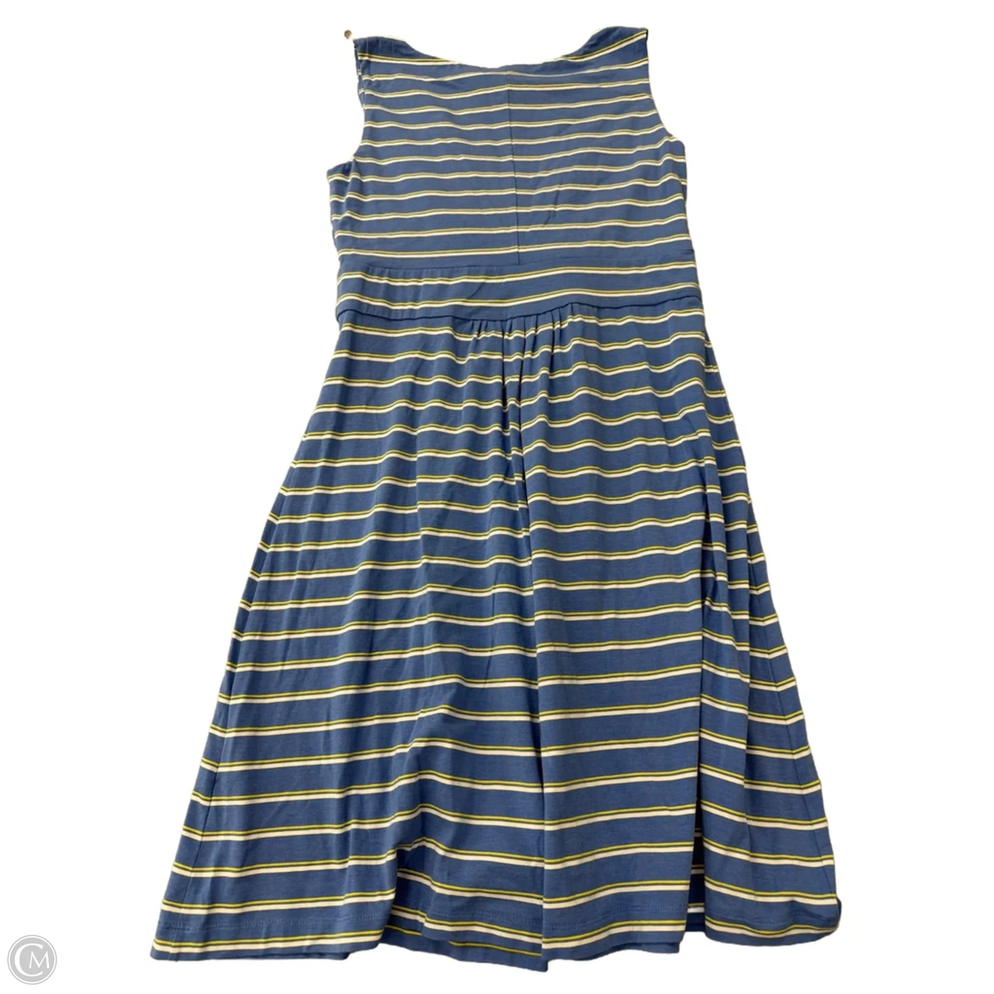 Dress Casual Midi By Lands End In Striped Pattern, Size: M