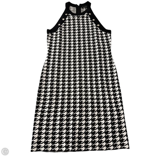 Dress Casual Midi By White House Black Market In Black & White, Size: M
