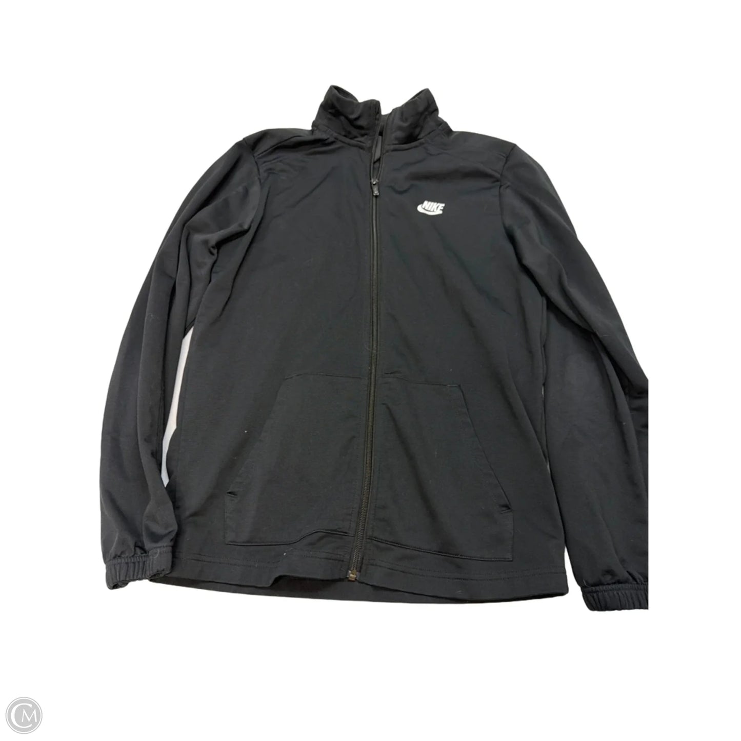 Athletic Jacket By Nike Apparel In Black, Size: Xl