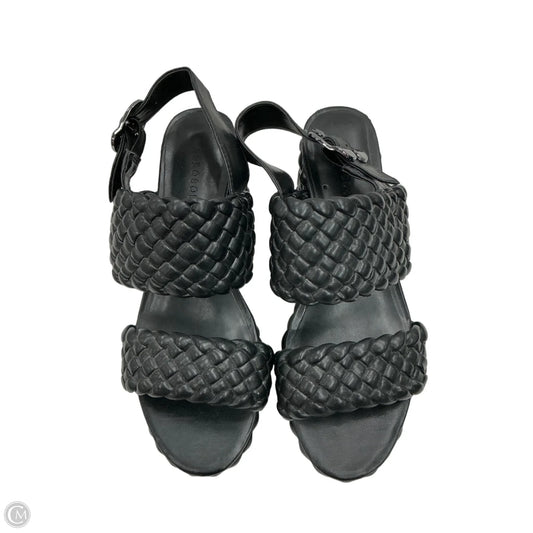 Sandals Heels Block By Aerosoles In Black, Size: 6.5