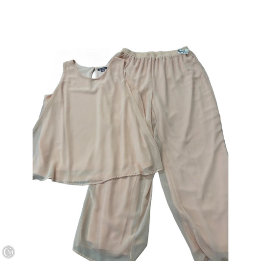 Pants Set 2pc By Romans In Pink, Size: 18