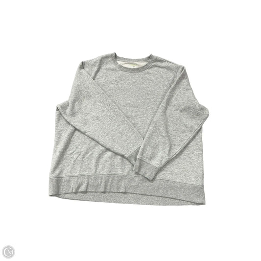 Sweatshirt Crewneck By Tek Gear In Grey, Size: 2x