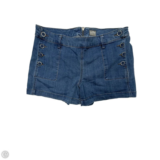 Shorts By Soho Apparel In Blue Denim, Size: 8