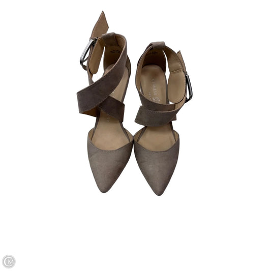 Shoes Heels Kitten By Chinese Laundry In Grey, Size: 6