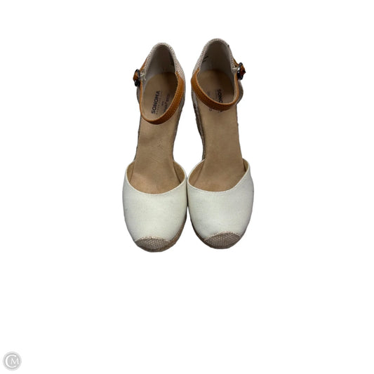 Shoes Heels Wedge By Sonoma In Cream, Size: 6