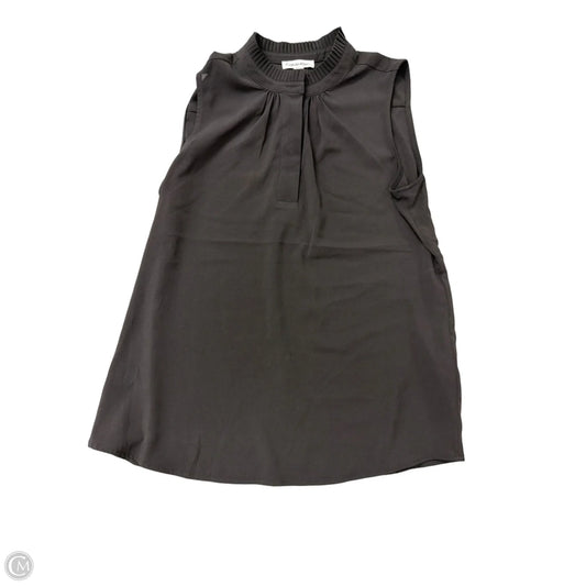 Top Sleeveless By Calvin Klein In Black, Size: S
