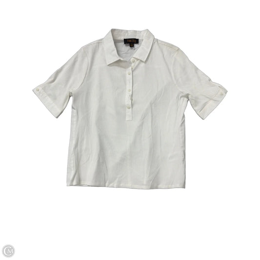 Top Short Sleeve By Truth In White, Size: M