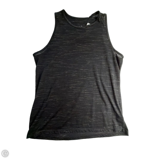Athletic Tank Top By Nike Apparel In Black, Size: L
