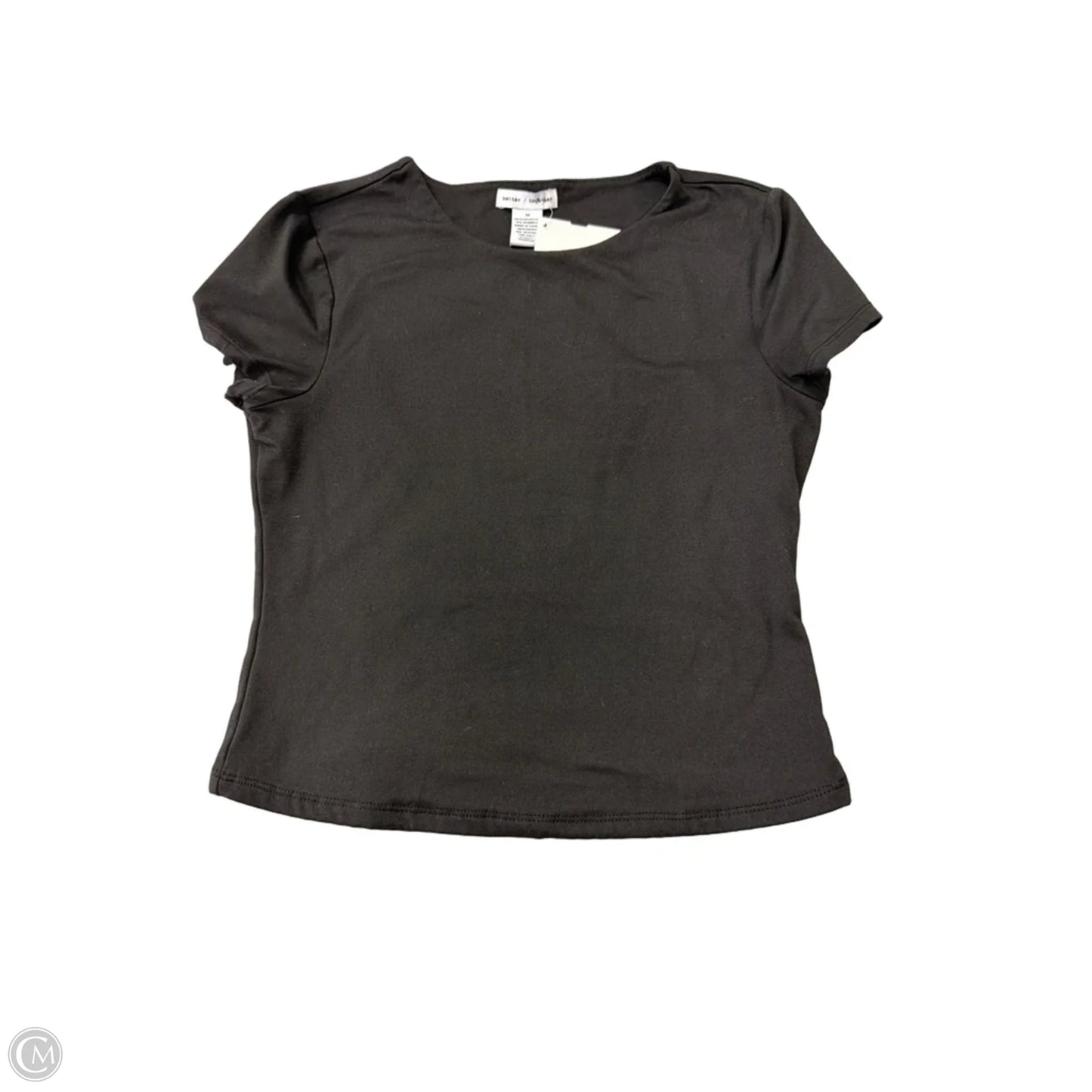 Top Short Sleeve By Better Together In Black, Size: M