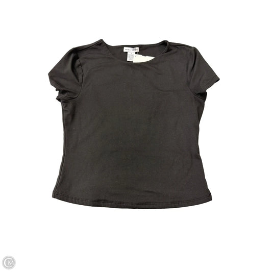 Top Short Sleeve By Better Together In Black, Size: M