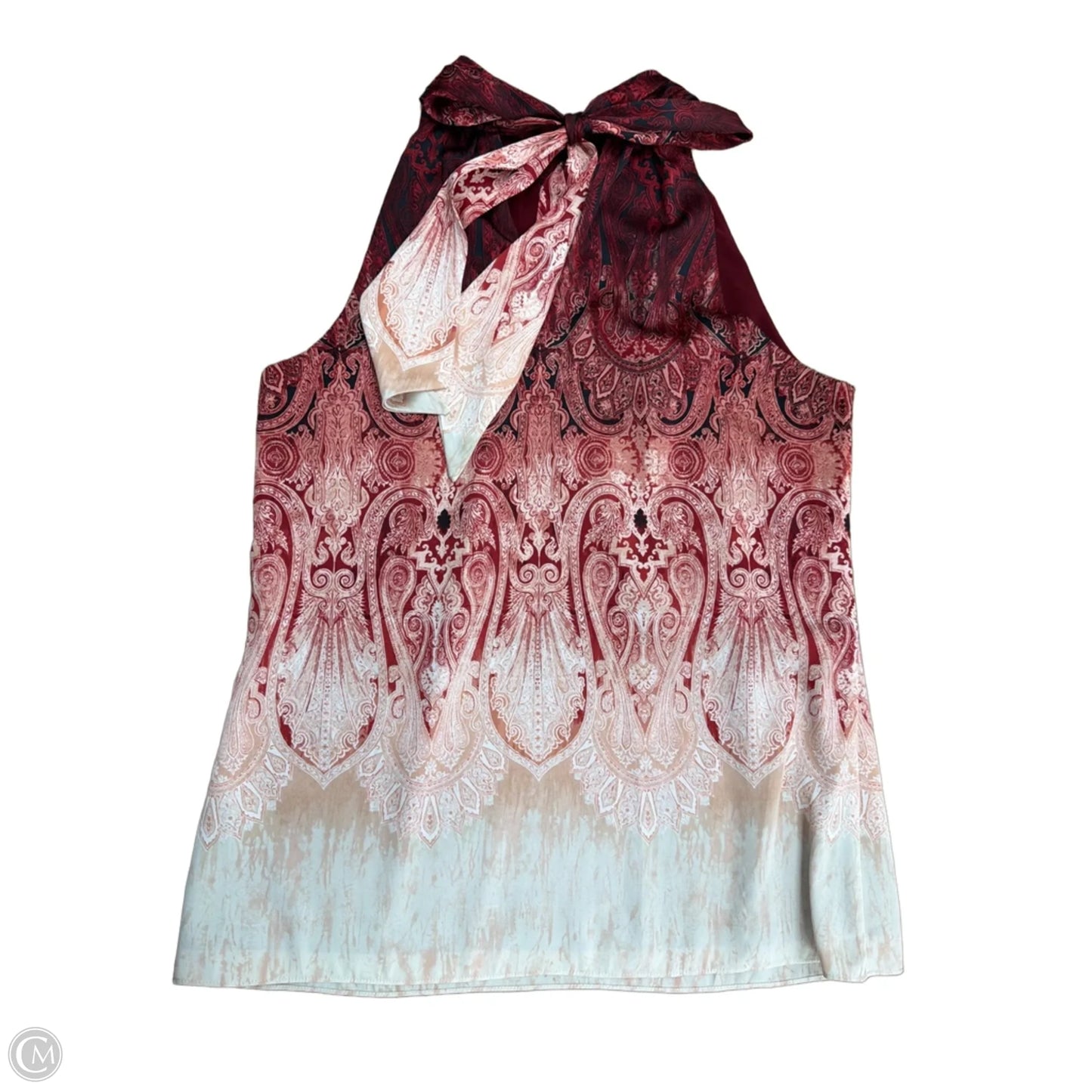 Top Sleeveless By White House Black Market In Paisley Print, Size: S