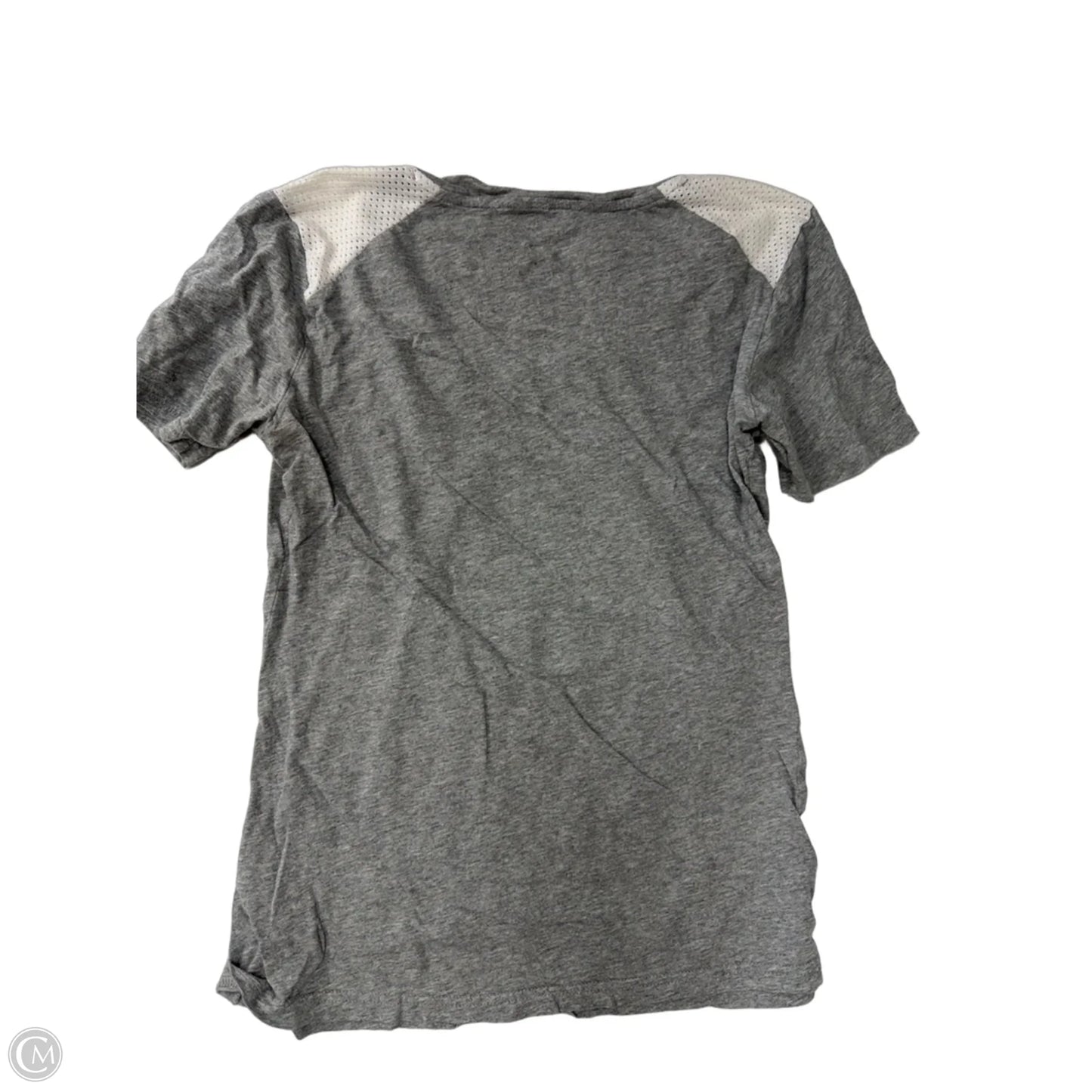 Top Short Sleeve By Nfl In Grey, Size: M