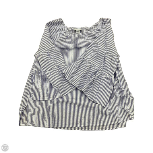 Top Long Sleeve By Liz Claiborne In Striped Pattern, Size: Xl