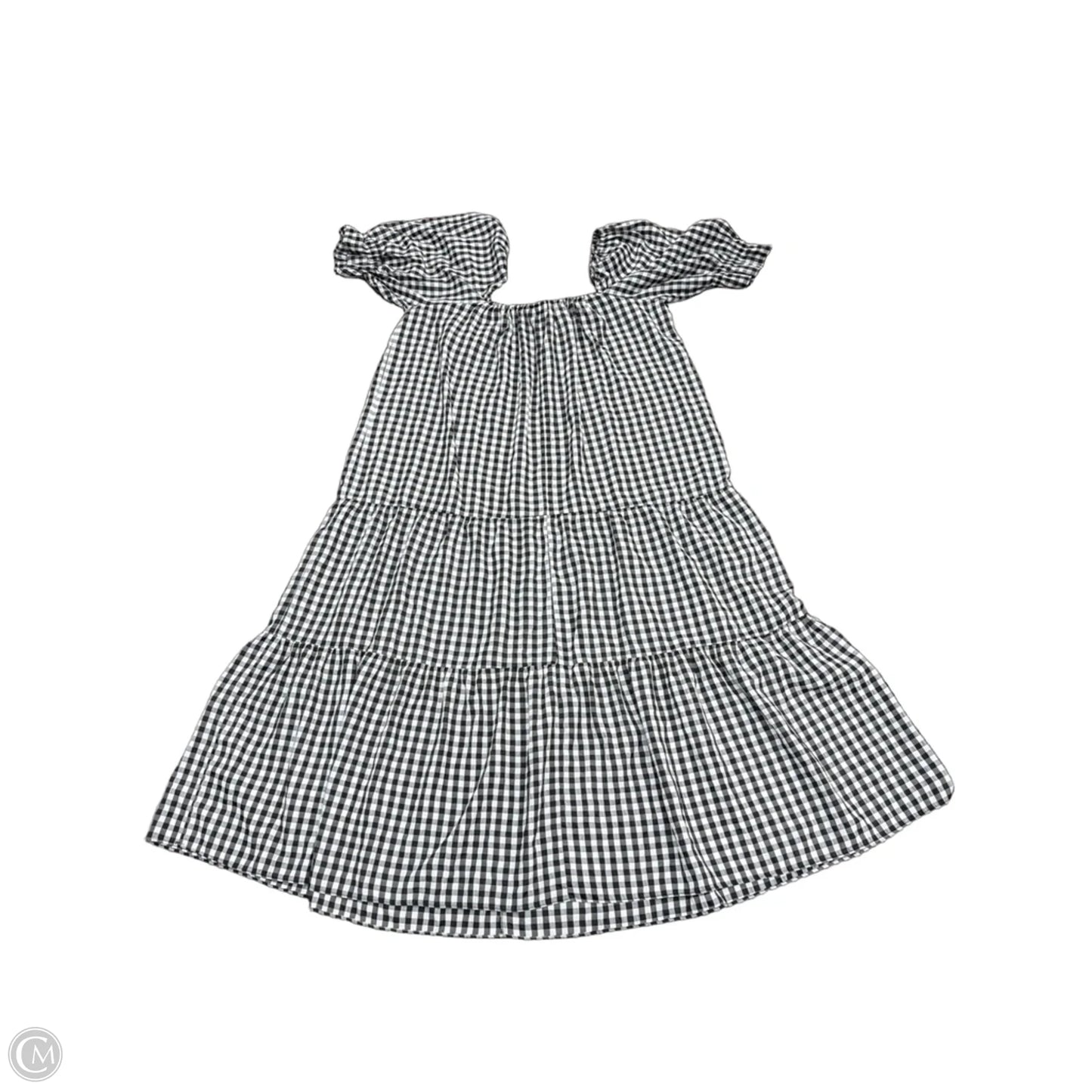 Dress Casual Maxi By Asos In Black & White, Size: 2x