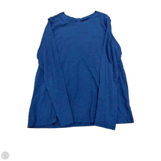 Top Long Sleeve Basic By Sonoma In Blue, Size: L