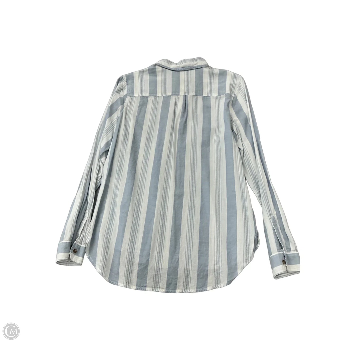 Top Short Sleeve By Universal Thread In Striped Pattern, Size: M