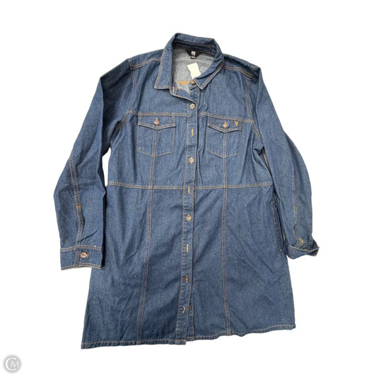 Dress Designer By Frye In Blue Denim, Size: 1x