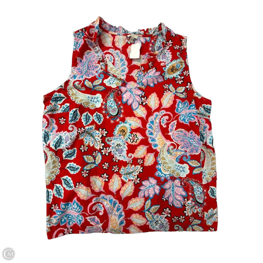 Top Sleeveless By Talbots In Multi-colored, Size: 2x