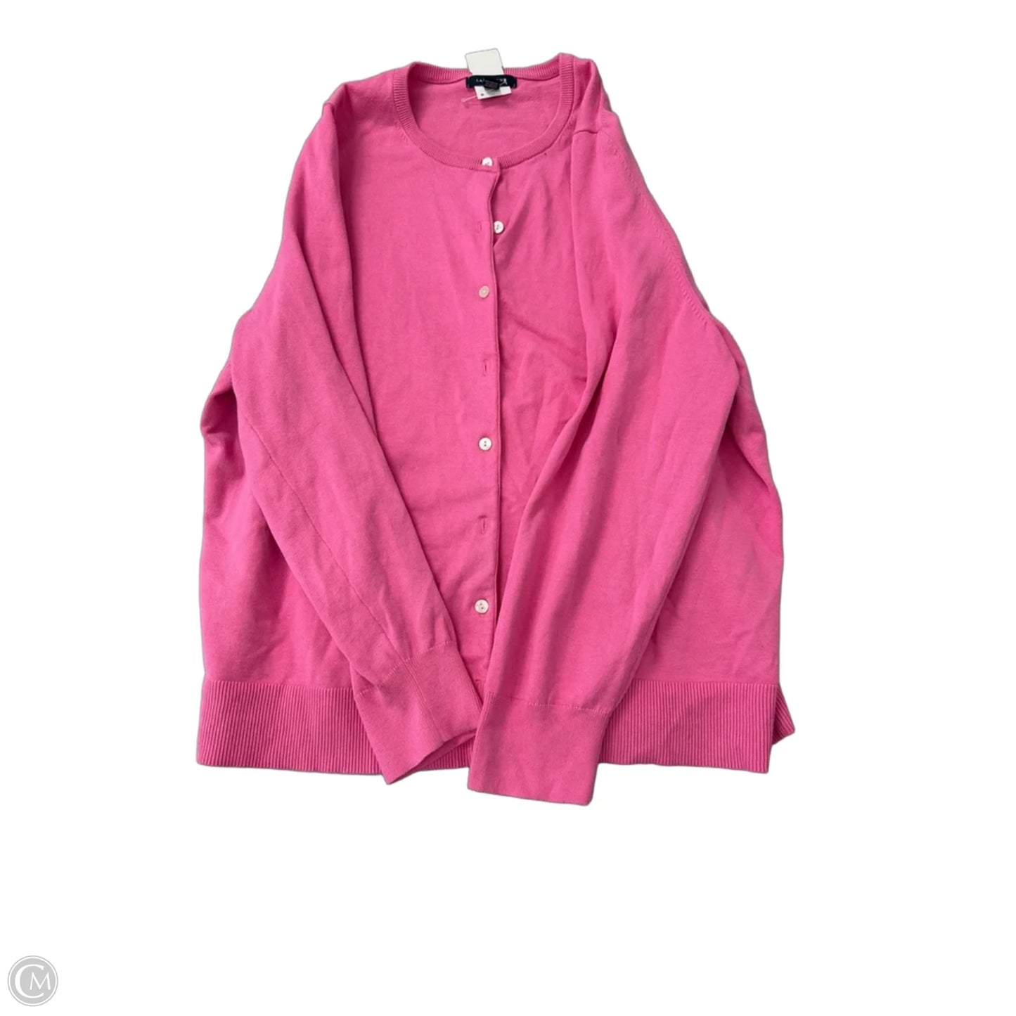 Cardigan By Lands End In Pink, Size: 2x
