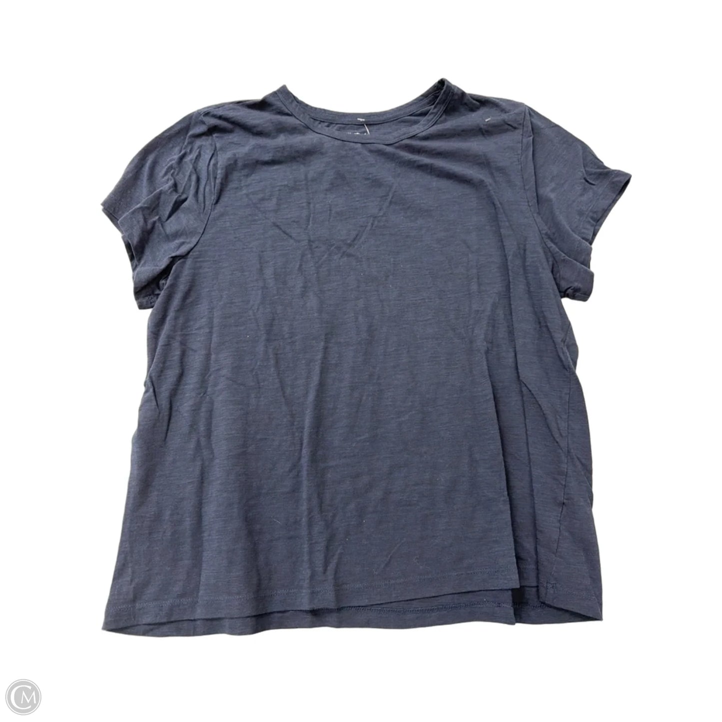 Top Short Sleeve Basic By Time And Tru In Navy, Size: 2x