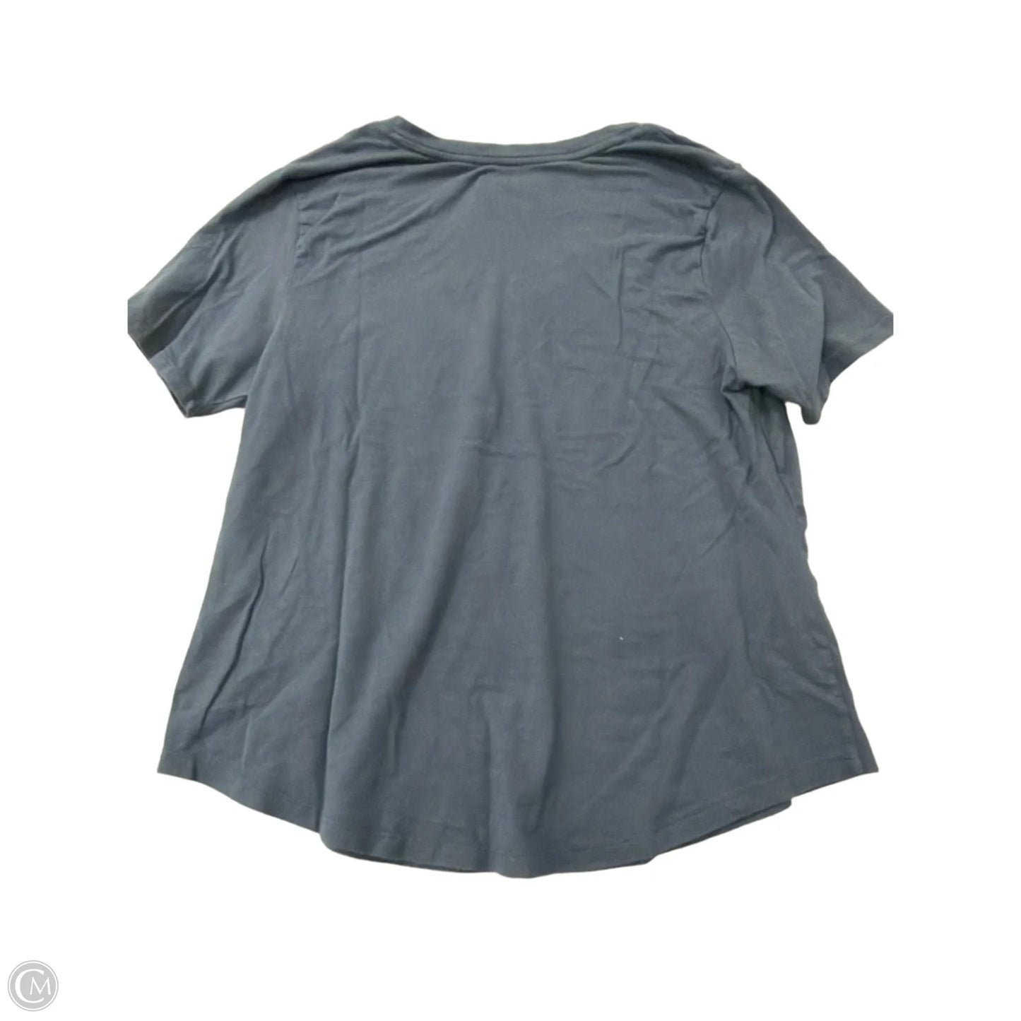 Top Short Sleeve By Terra & Sky In Navy, Size: Xl