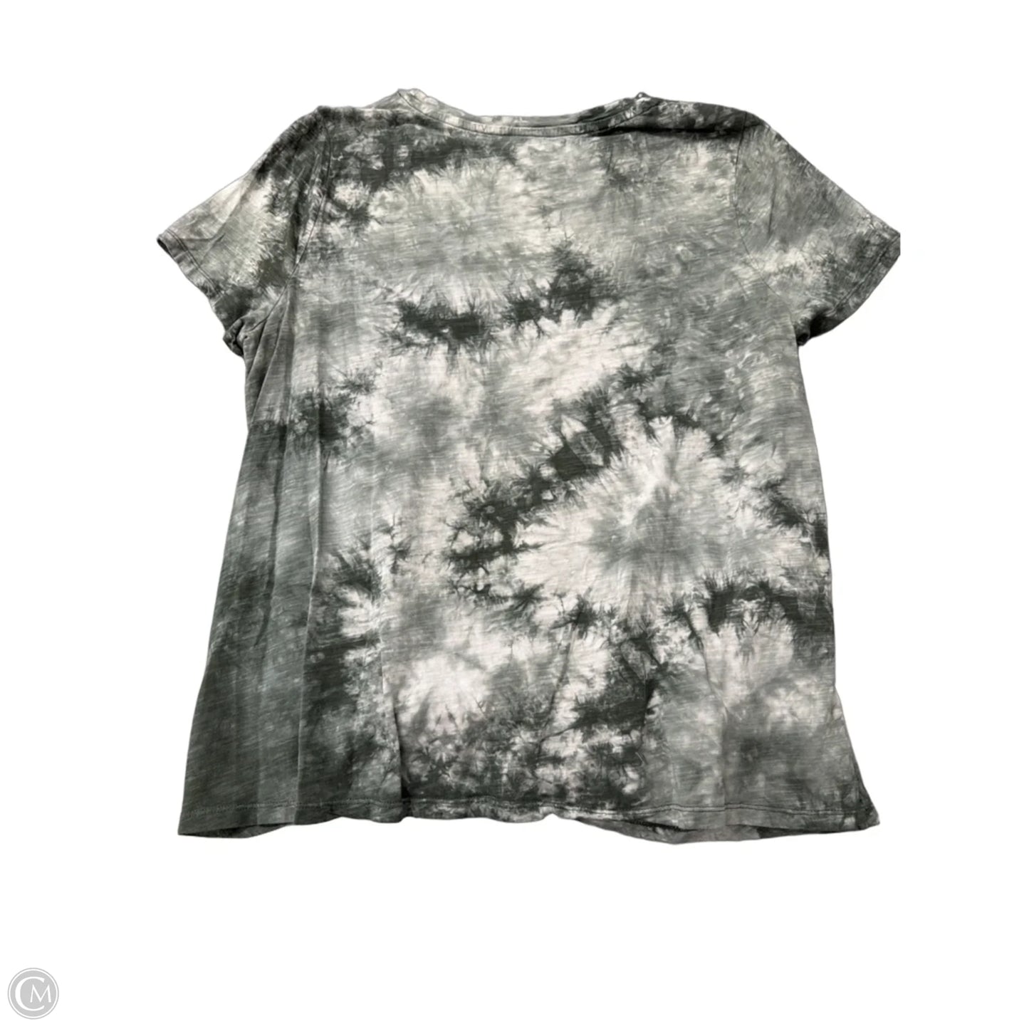 Top Short Sleeve By Maurices In Tie Dye Print, Size: 1x