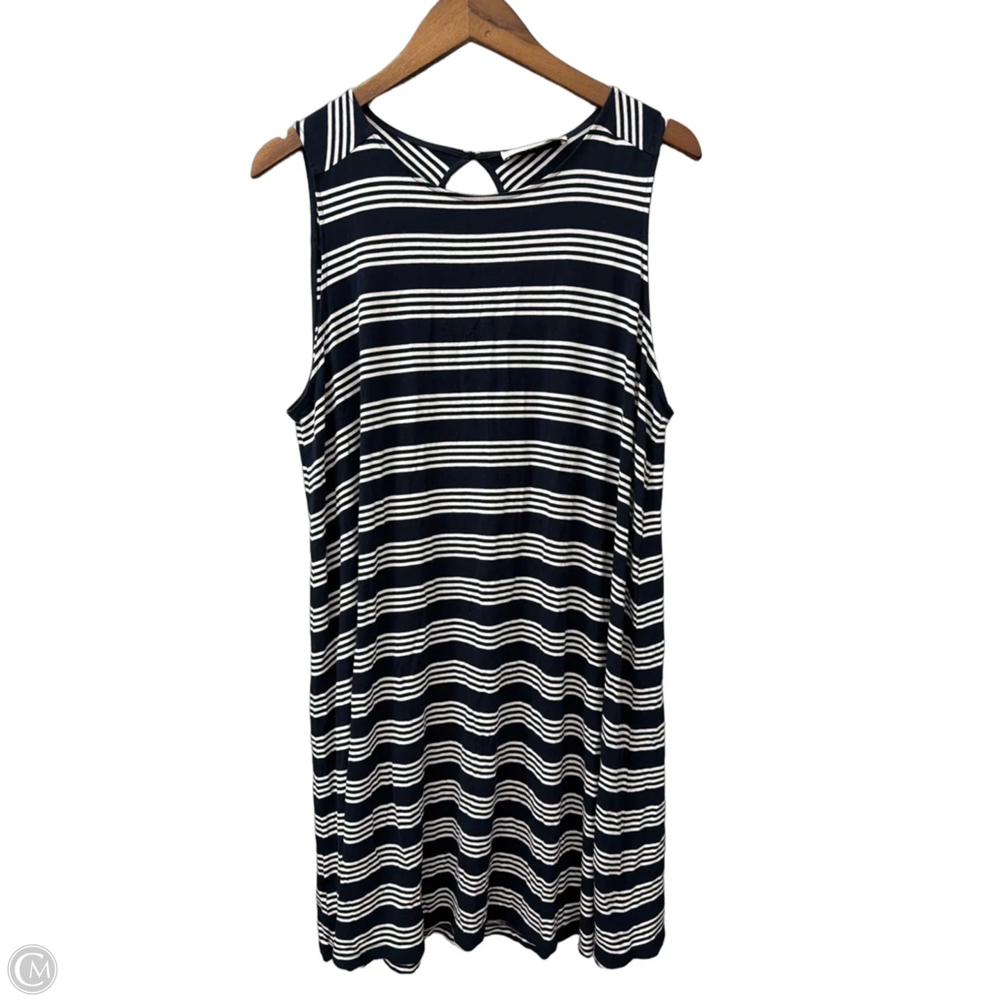 Dress Casual Short By Loft In Striped Pattern, Size: Xl
