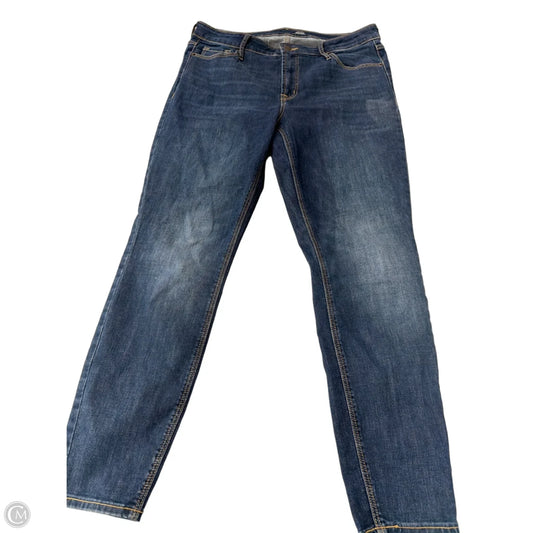 Jeans Skinny By Old Navy In Blue Denim, Size: 14