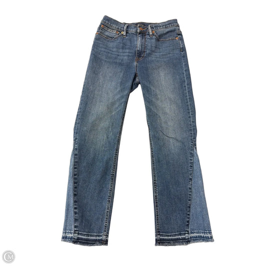 Jeans Straight By J. Crew In Blue Denim, Size: 6