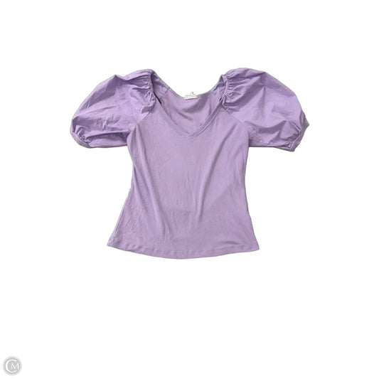 Top Short Sleeve By A Loves A In Purple, Size: S