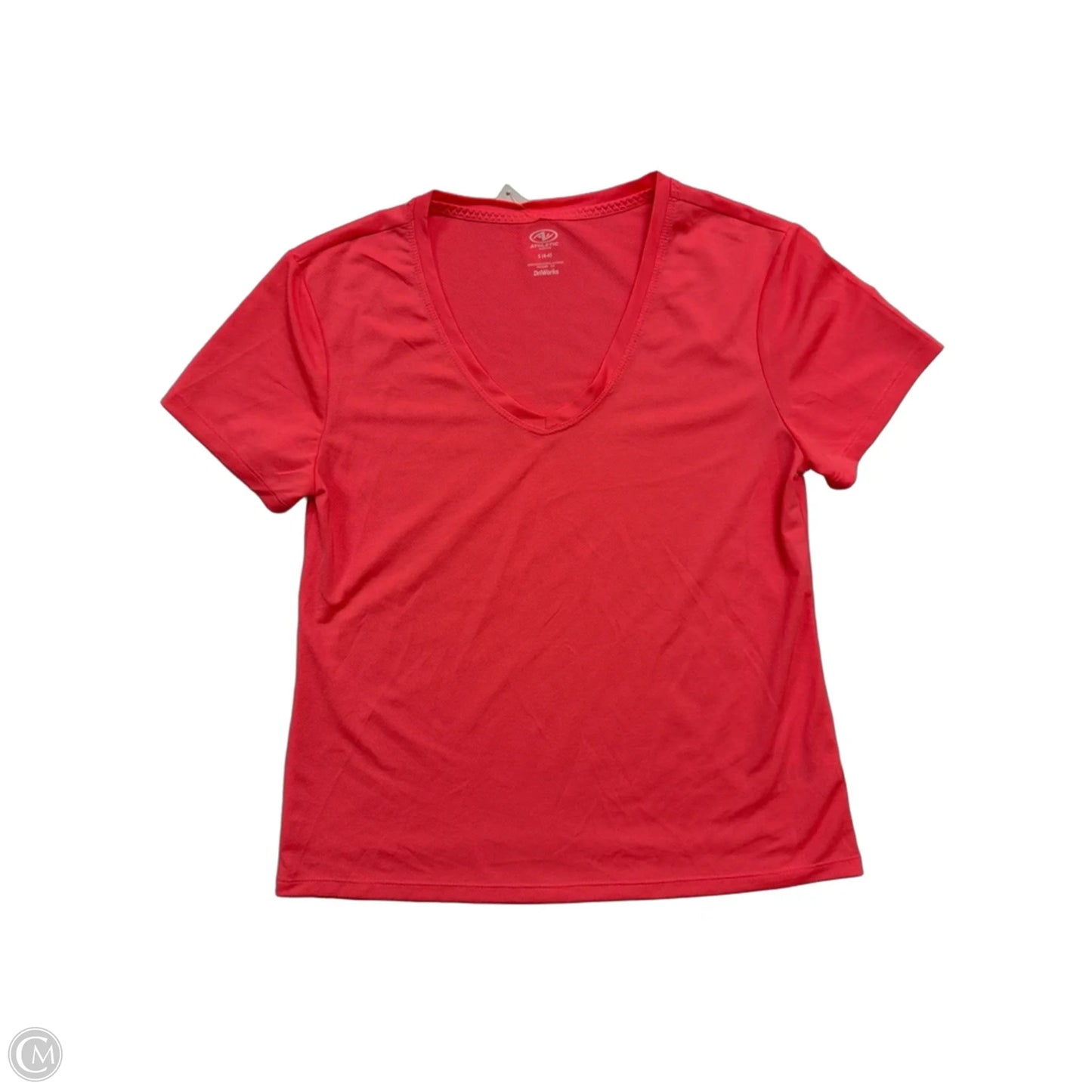 Athletic Top Short Sleeve By Athletic Works In Pink, Size: S