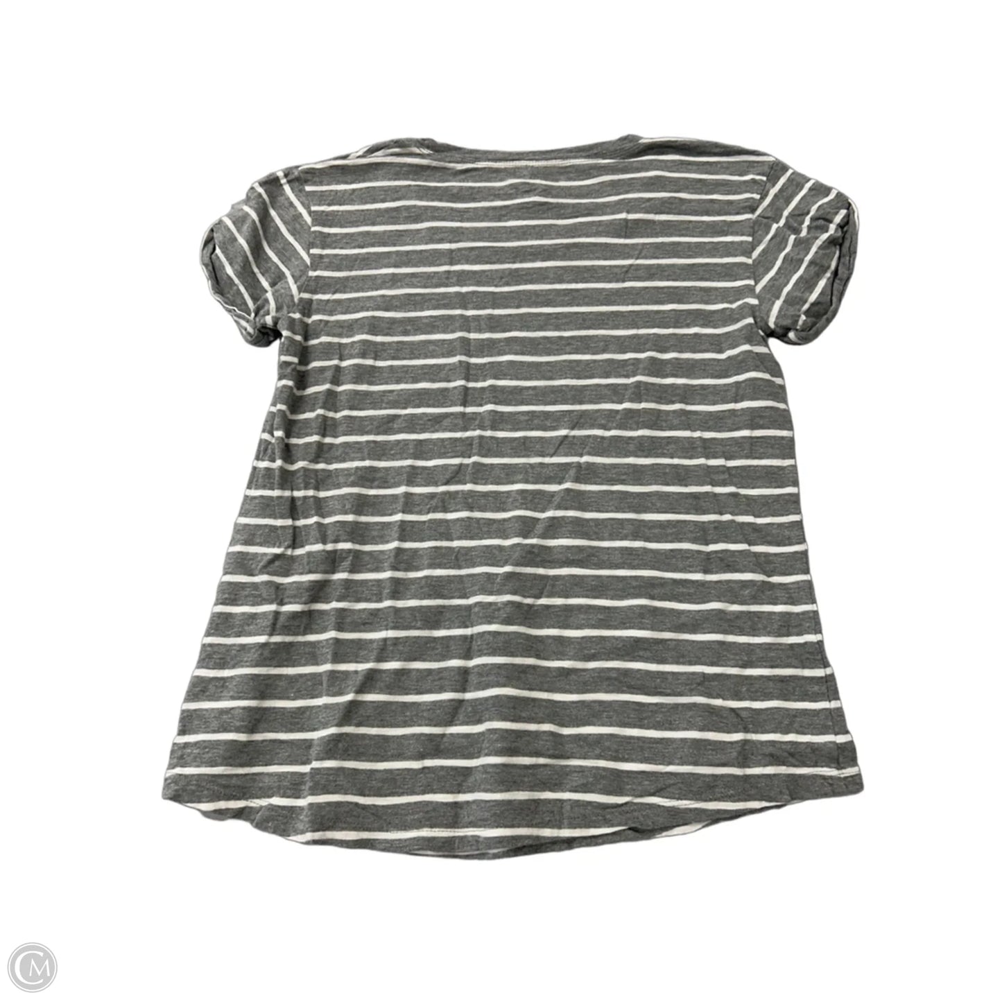 Top Short Sleeve Basic By Ana In Striped Pattern, Size: M