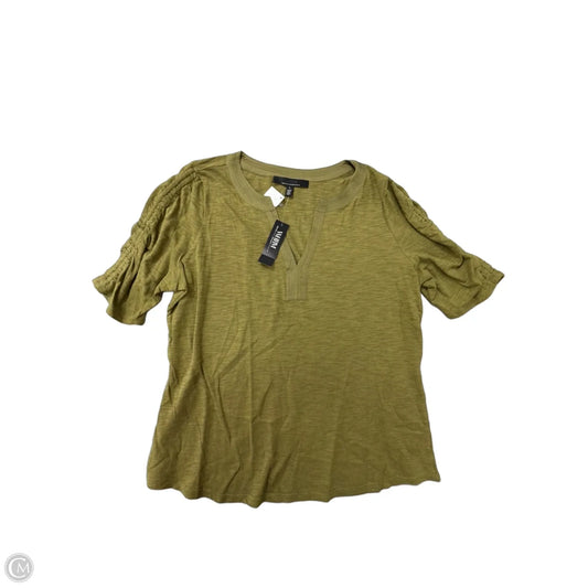 Top Short Sleeve By White House Black Market In Green, Size: L