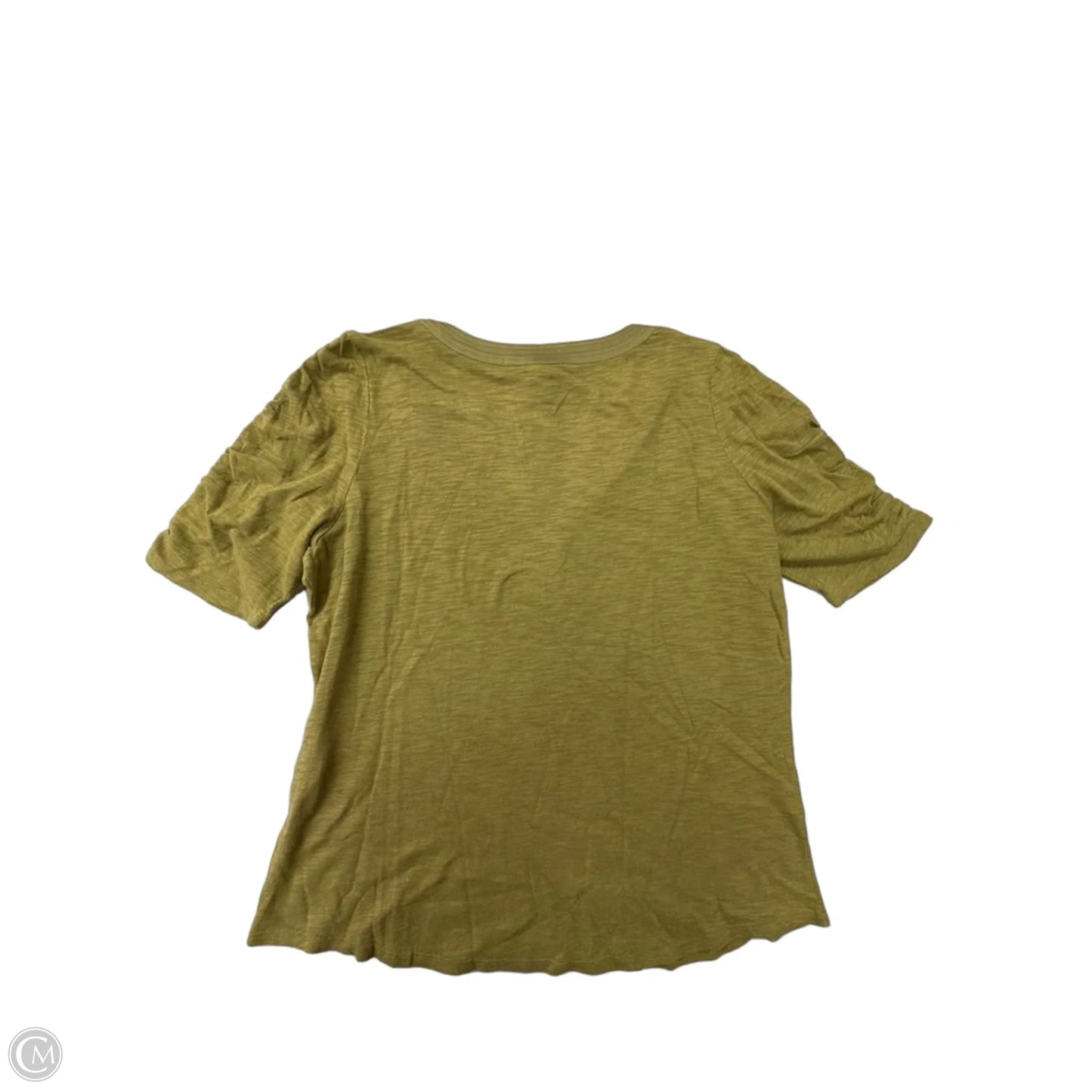 Top Short Sleeve By White House Black Market In Green, Size: L