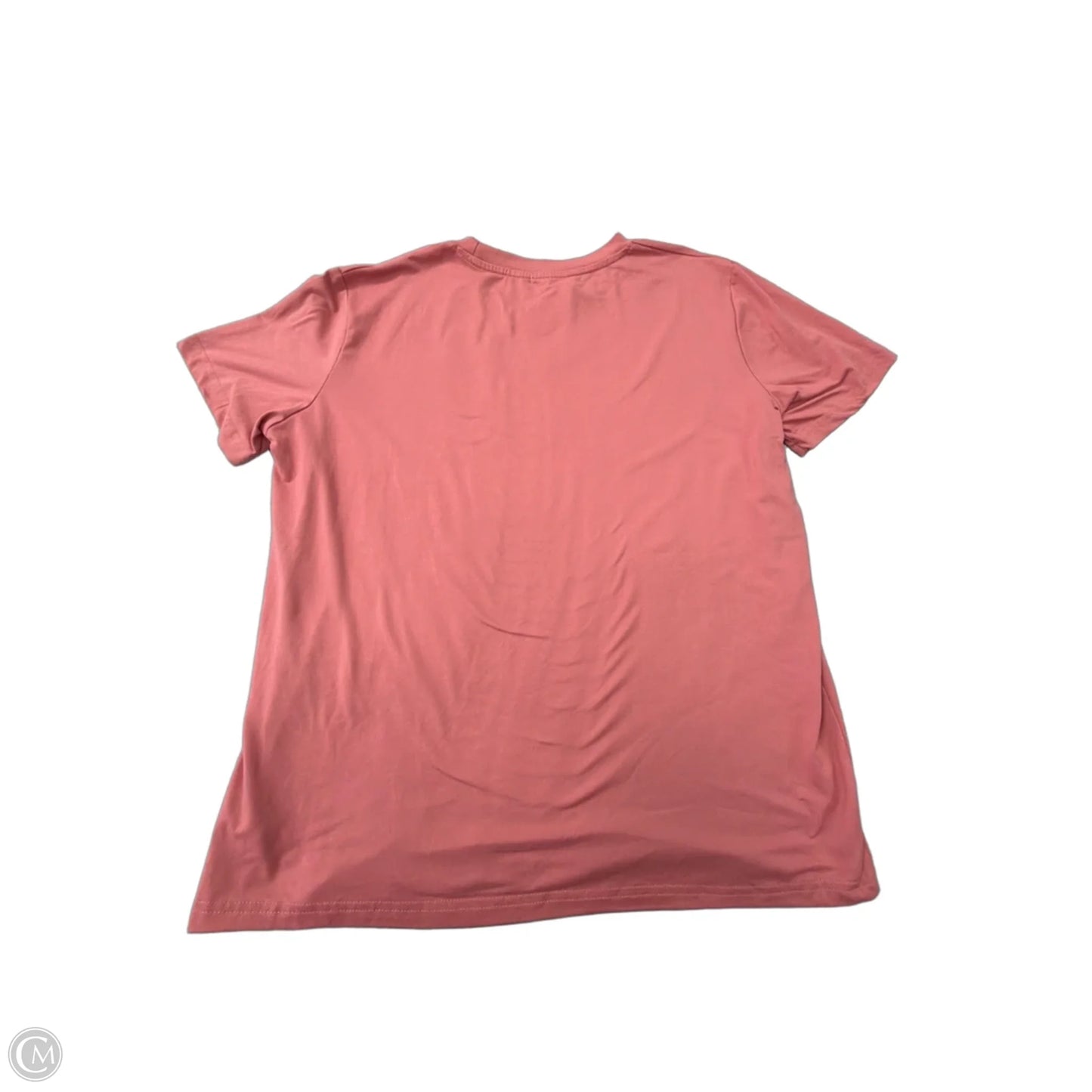 Top Short Sleeve Basic By Clothes Mentor In Pink, Size: L