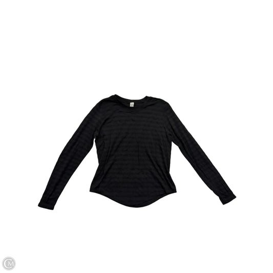 Athletic Top Long Sleeve Crewneck By DSG In Black, Size: Xs