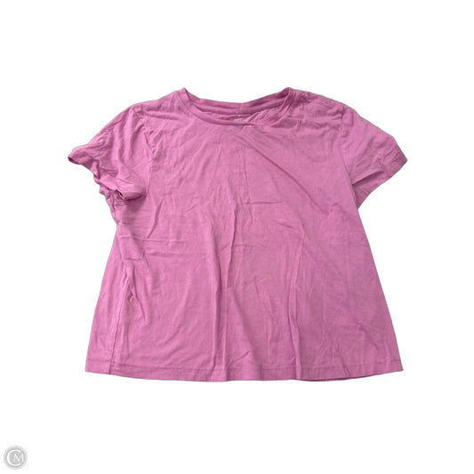 Top Short Sleeve By Universal Thread In Pink, Size: M