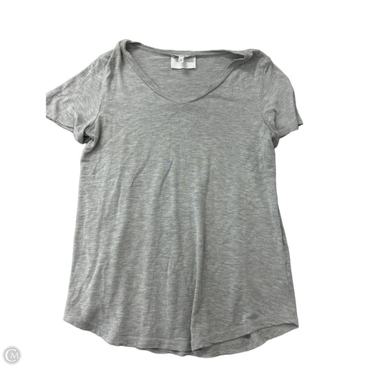 Top Short Sleeve By Jessica Simpson In Grey, Size: M