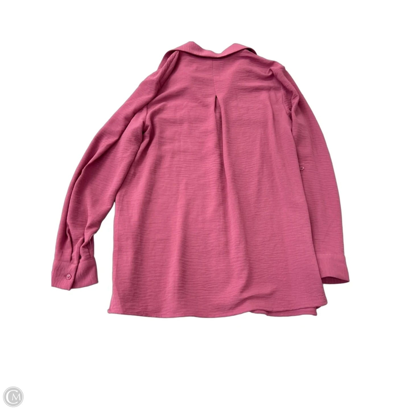 Top Long Sleeve By Hilary Radley In Pink, Size: S