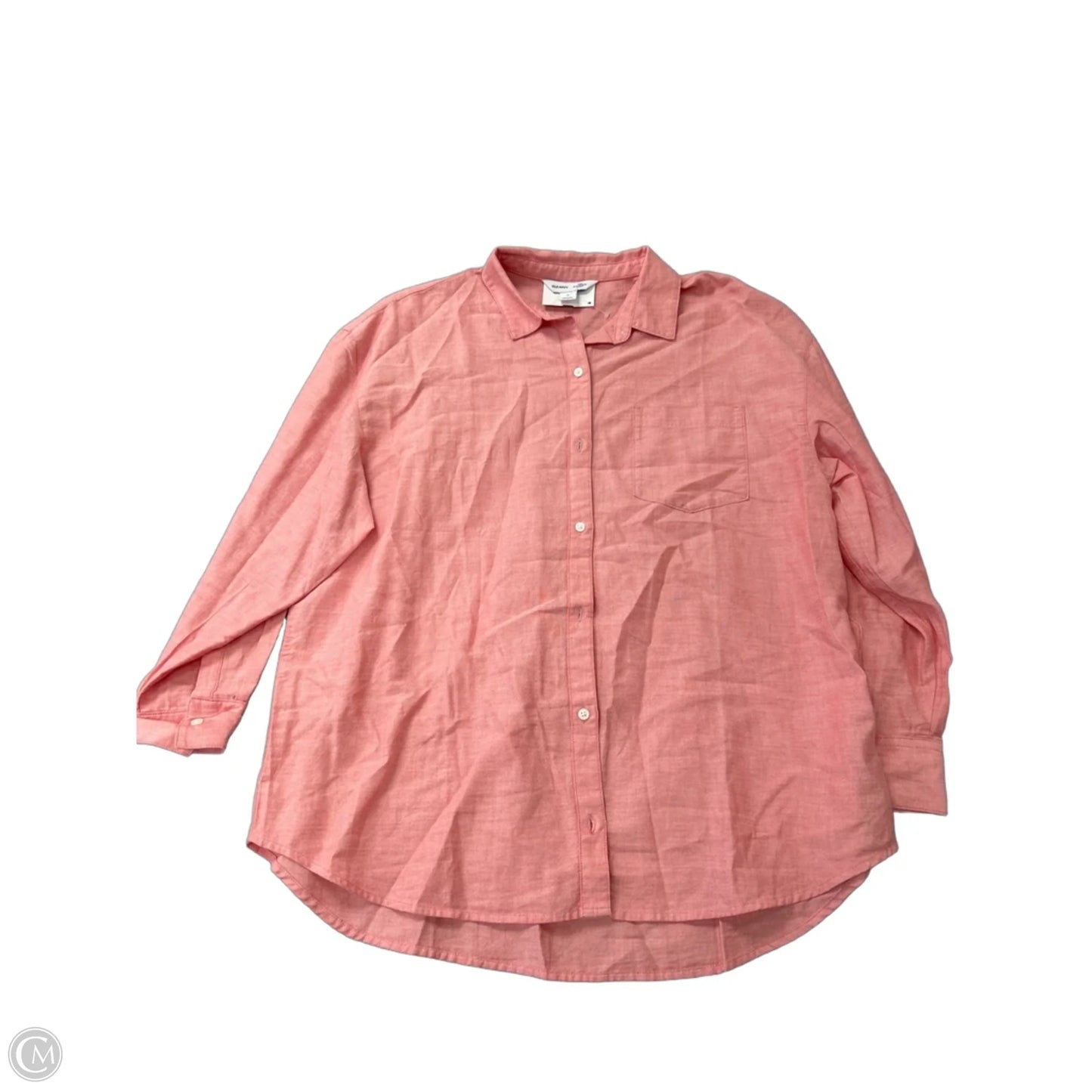 Top Long Sleeve By Old Navy In Pink, Size: M