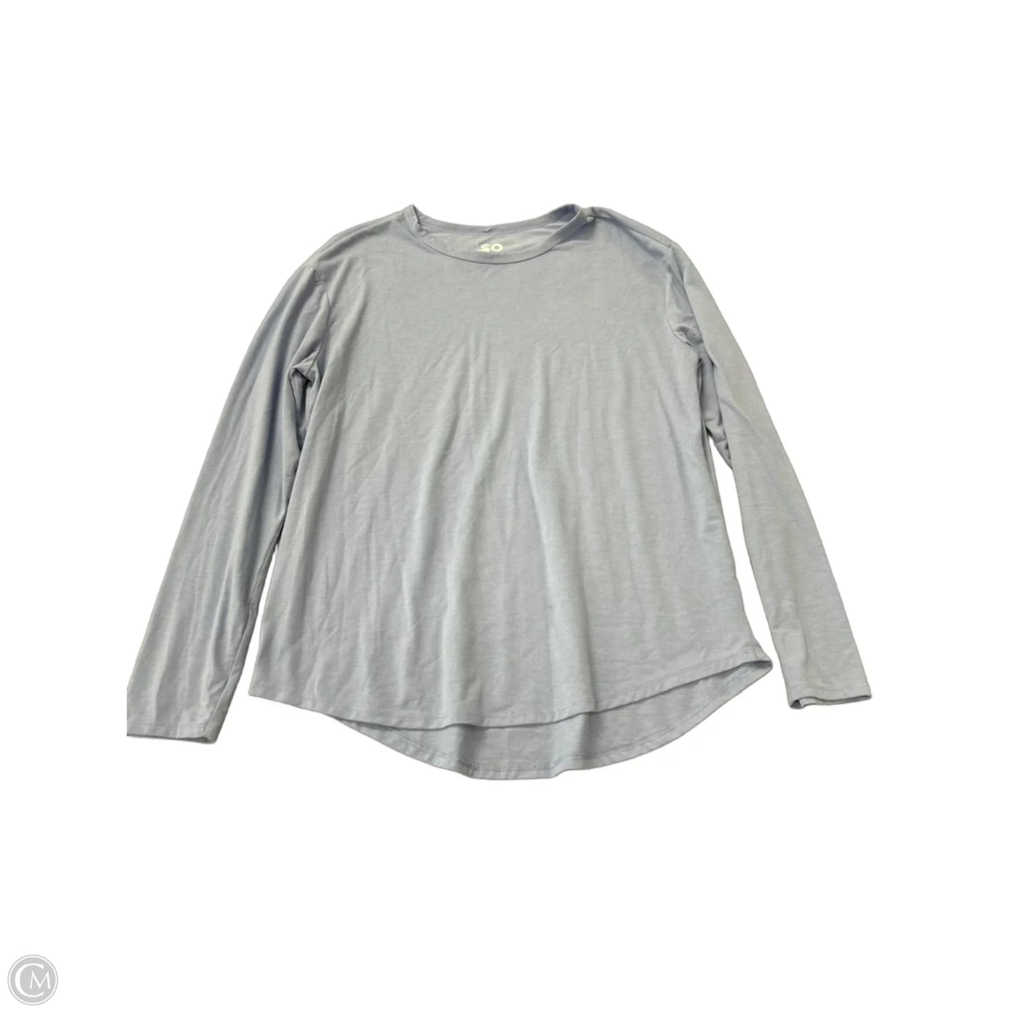 Top Long Sleeve Basic By So In Blue, Size: L