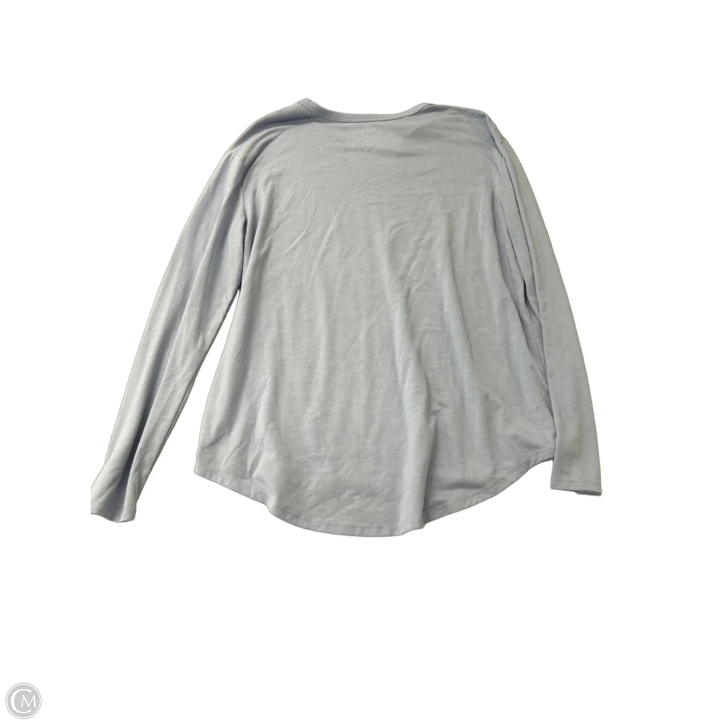 Top Long Sleeve Basic By So In Blue, Size: L