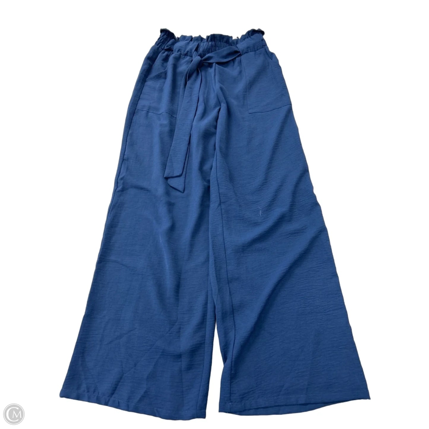 Pants Wide Leg By IWOLLENCE In Navy, Size: M